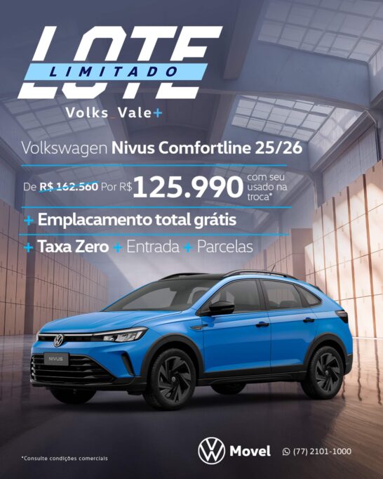 Oferta Volkswagen Nivus Comfortline 25/26 — Móvel Veículos