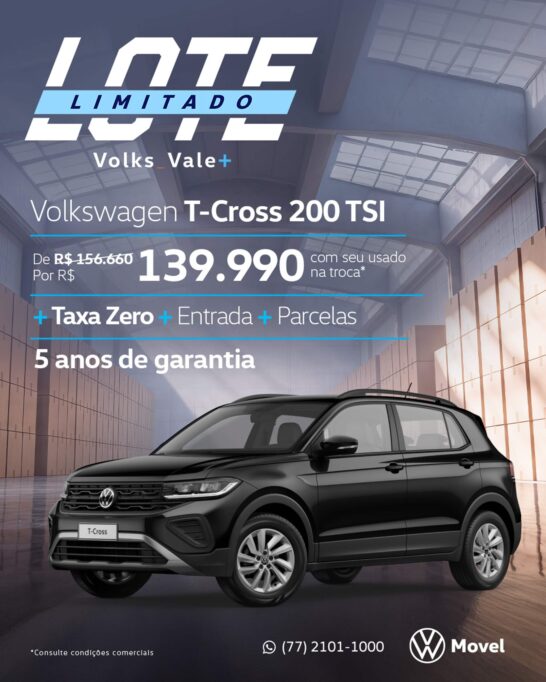Oferta Volkswagen T-Cross 200 TSI — Móvel Veículos